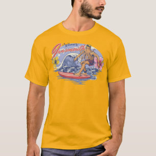 T-shirt Lovecraft de surf à l'intérieur
