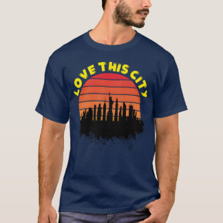 T-shirt Lovehis City vintage