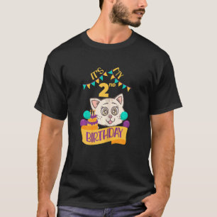 T-shirt Lovely Cat 2e Anniversaire Chats Propriétaire d'an