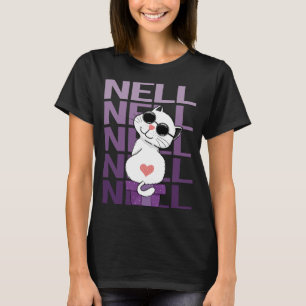 T-shirt Lovely Cat - Nom Nell