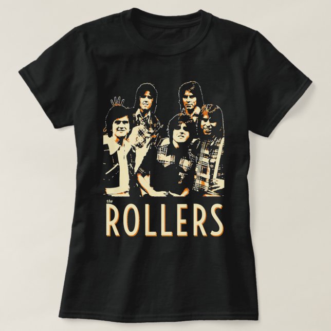 T-shirt Lover Cadeau Band Bay City Rollers Musique Rock Ca (Design devant)