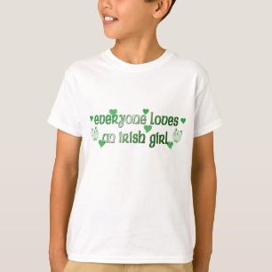 T-shirt Loves Irish Girl kids