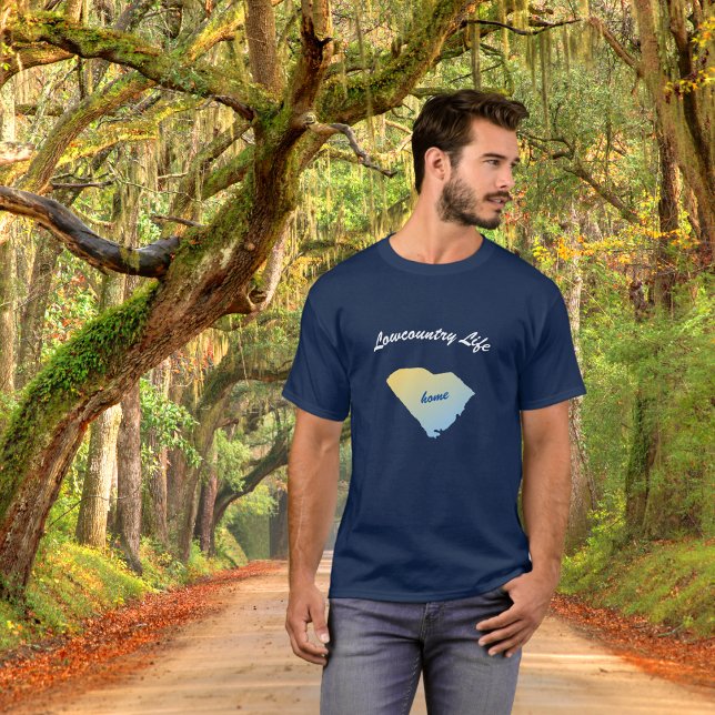 T-shirt Lowcountry Life Caroline du Sud Accueil Unisex (Créateur téléchargé)