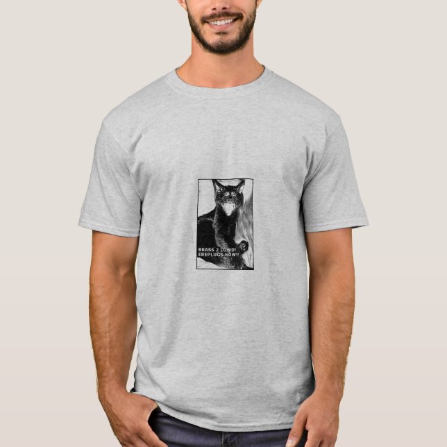 T-shirt lowd du laiton 2, ereplug maintenant ! (Devant)