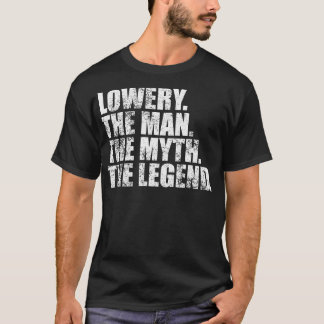 T-shirt LoweryLowery Nom de famille Lowery nom de famille 