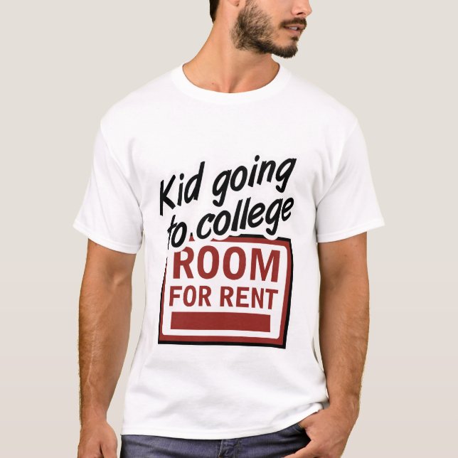 T-shirt Loyer de pièce d'université (Devant)