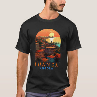 T-shirt Luanda Voyage Exploration Voyage Voyage Été Vacanc