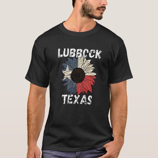 T-shirt Lubbock TX Souvenirs (Devant)