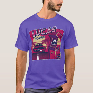 T-shirt Lucas Personnalisé Vintage Gamer 80s 90s
