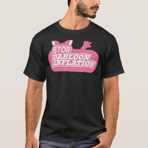 T-shirt Lucca International Stop Dabloon Inflation