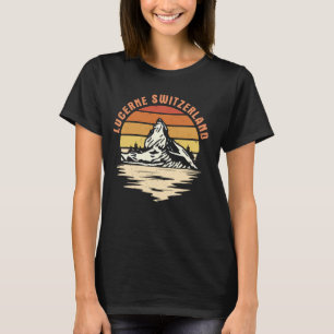 T-shirt Lucerne Suisse Attraction Montagnes suisses Swi