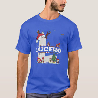T-shirt Lucero Noël w Lucero Nom pour les Noël drôles