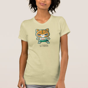 T-shirt Lucha Libre Cat Mask Mexicaine Lutte, La Tigresa