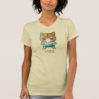 T-shirt Lucha Libre Cat Mask Mexicaine Lutte, La Tigresa