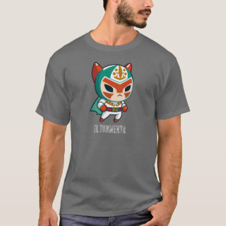 T-shirt Lucha Libre Masque Chat Mexicain Lutte, El Torment