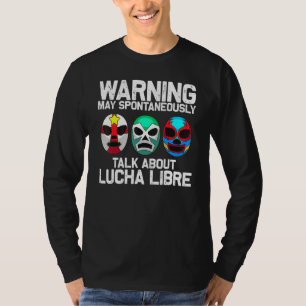 T-shirt Lucha Libre Pour Hommes Femmes Masque De Lutte Mex