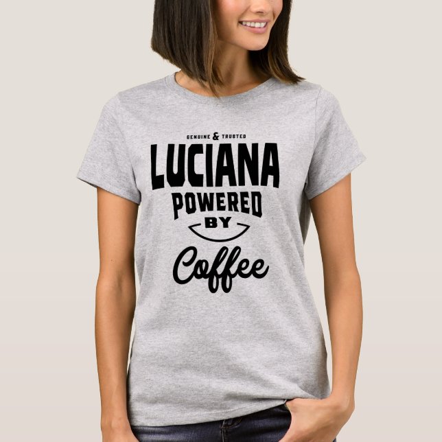 T-shirt Luciana Nom personnalisé Cadeau Anniversaire (Devant)
