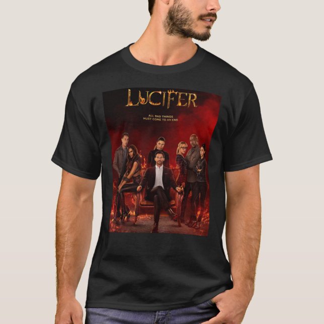 T-shirt Lucifer Morningstar saison 6 finale Classic T-Shi (Devant)