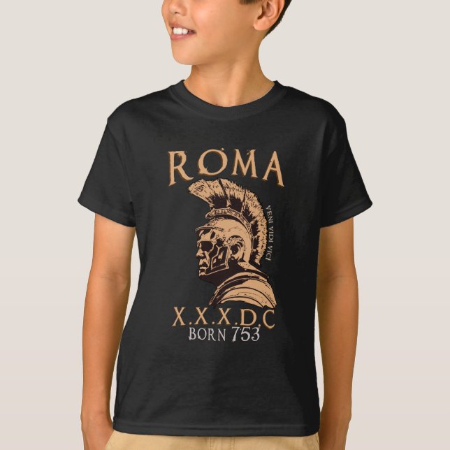 T-shirt Lucius, un centurion romain célèbre (Devant)