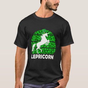 T-shirt Luck Lepricorn Charms Retro St. Patrick's Day