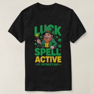 T-shirt Luck Spell Active Leprechaun St. Patrick’s Day Tee