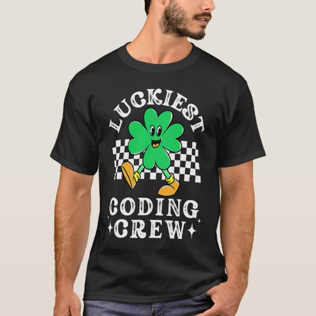 T-shirt Luckiest Coding Crew Comp Sci Computer Science St (Devant)