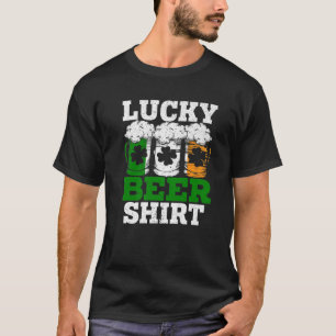 T-shirt Lucky Beer Saint Patrick's Day Shenanigan Beer