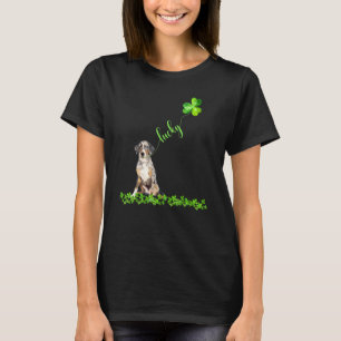 T-shirt Lucky Catahoula Leopard Chien Chien Shamrock St Pa