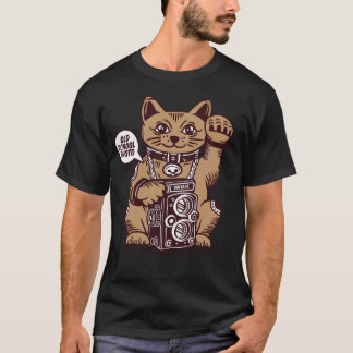 T-shirt Lucky chat photo vintage maneki neko