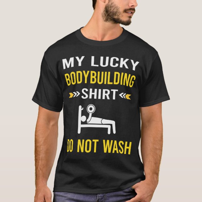 T-shirt Lucky Chemise Bodybuilding Bodybuilding (Devant)