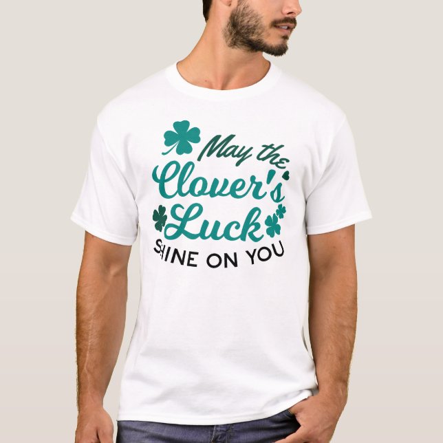 T-shirt Lucky Clover Charm - Puisse la chance du Clover Sh (Devant)