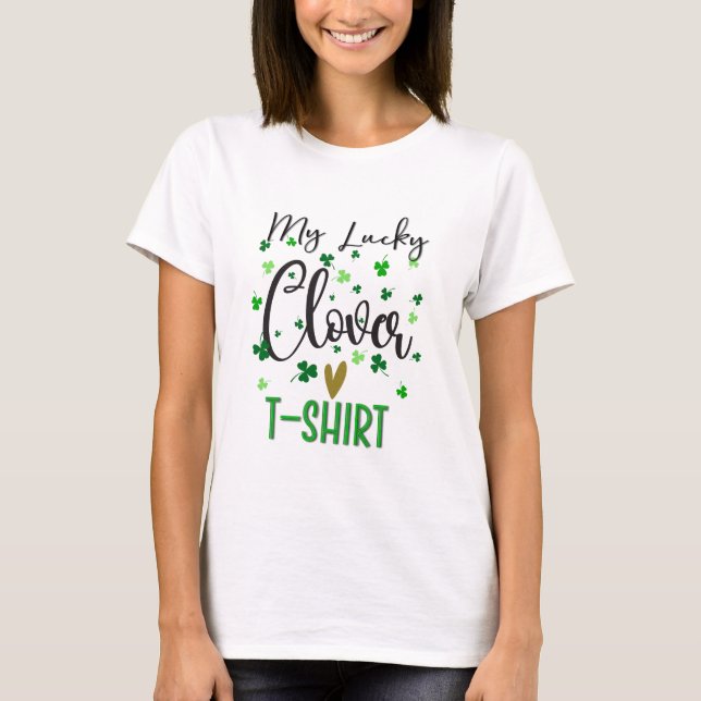 T-shirt Lucky Clover Jour de la Saint Patrick (Devant)