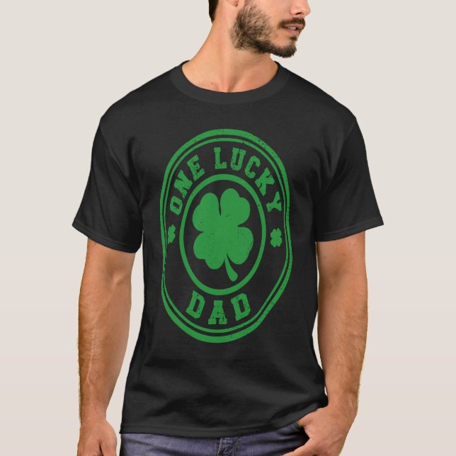 T-shirt Lucky Dad St Patricks Day (Devant)