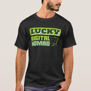 T-shirt Lucky Digital Nomad St Patrick's Day Working Abroa