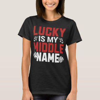 T-shirt Lucky est mon jeu de prénom