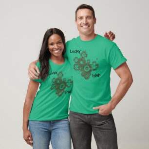 T-shirt Lucky Four Leaf Clover - Lucky Irish