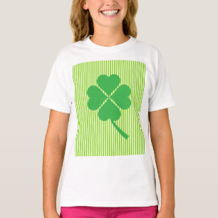 T-shirt Lucky Four Leaf Shamrock Design-87906