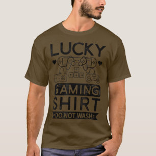 T-shirt Lucky Gaming Shirt Ne Pas Laver Video Joueur G