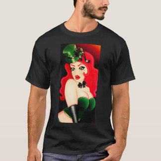 T-shirt Lucky Girl Pinup