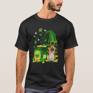 T-shirt Lucky Gnome U2013 Gnome Câlin Pug Chien St Patrick