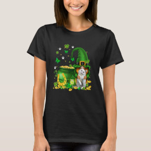 T-shirt Lucky Gnome U2013 Gnome Hug Ragdoll Chat St Patric