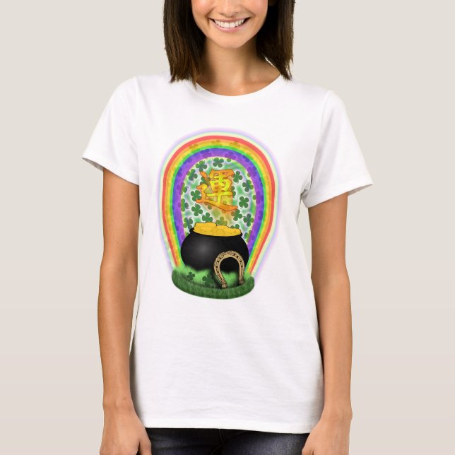 T-shirt Lucky Jour de la Saint Patrick (Devant)