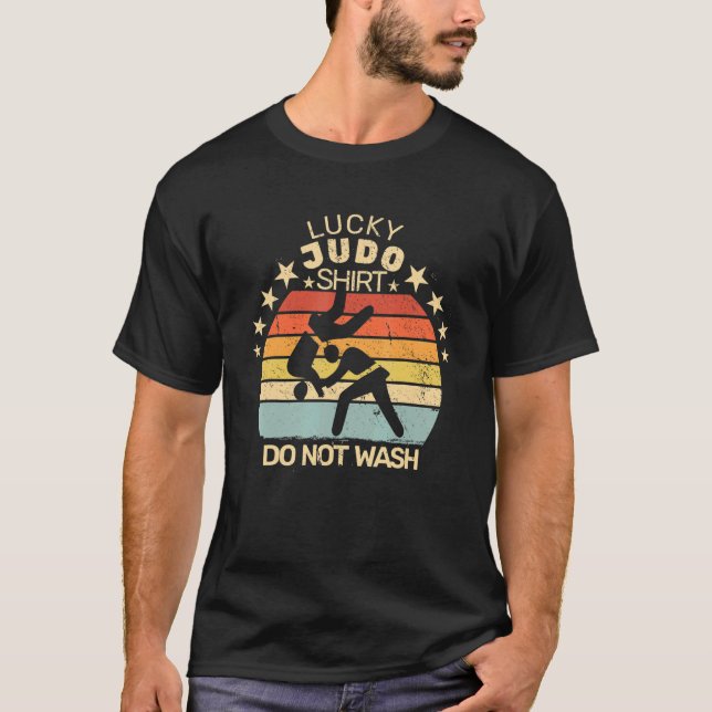 T-shirt Lucky Judo pour judokas judoist judo Judo combatta (Devant)