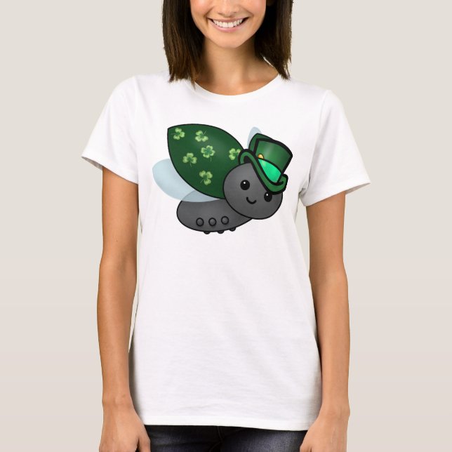 T-shirt Lucky Leprechaun Ladybug (Devant)