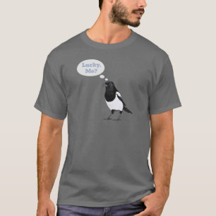 T-shirt Lucky magpie T