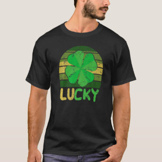 T-shirt Lucky Maltese Dog Shamrock Happy St Patrick Day Fo
