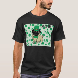 T-shirt Lucky Me -Pug St. Patrick’s Day
