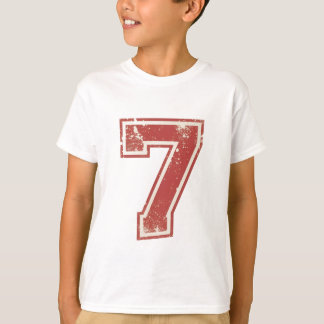 T-shirt lucky number seven