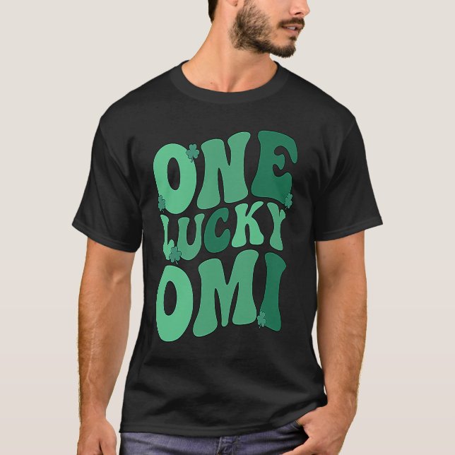 T-shirt Lucky Omi Grandmother St Patrick's Day Omi Grandma (Devant)