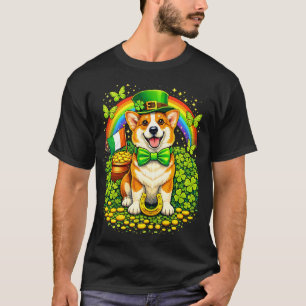 T-shirt Lucky Pembroke Welsh Corgi St Patrick 2019s jour d
